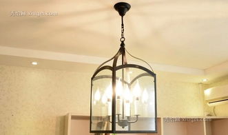 新一代家居燈飾 名御餐廳鐵藝吊燈W8141，創意LED節能照明之選