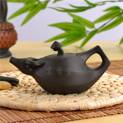 特價(jià)紫砂茶壺 宜興紫砂牛壺，120ML家用功夫茶具優(yōu)選