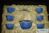 品味茶藝之美 特價混批7頭手抓蘭結晶釉功夫茶具，家居雅韻新選擇